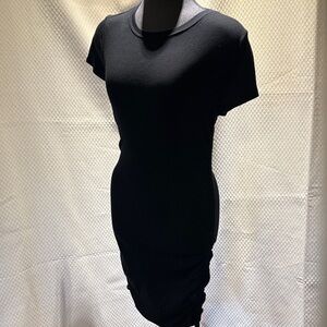 Garage Ranched Black Dress